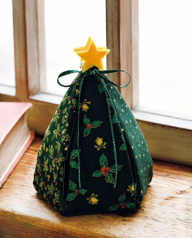 【型紙】クリスマス ペンタゴン型ツリー（AM-0019）